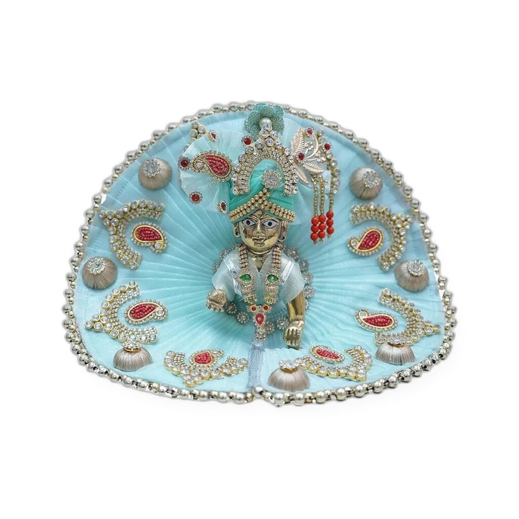 Aqua Pastel Fan Poshak Set