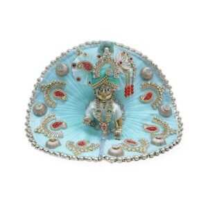 Aqua Pastel Fan Poshak Set
