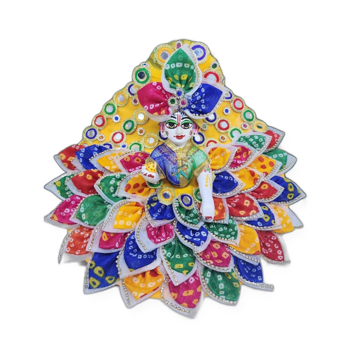 Multicolor Lotus Leaf Poshak Set - Image 2