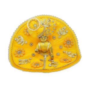 Yellow Embellished Semicircle Poshak Set