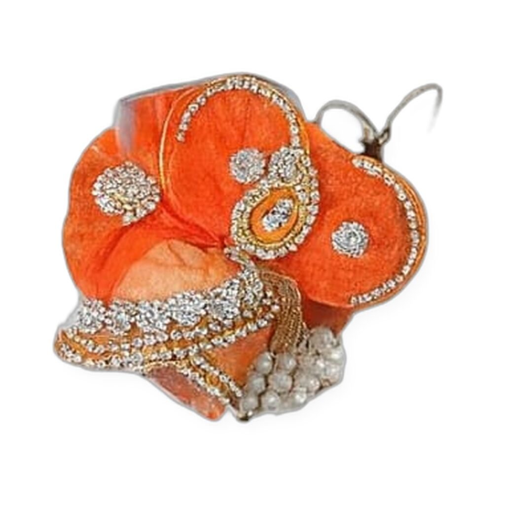 Orange Cap Turban Set