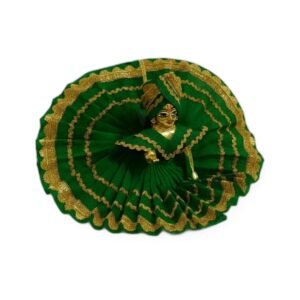 Green Gold Fan Poshak Set