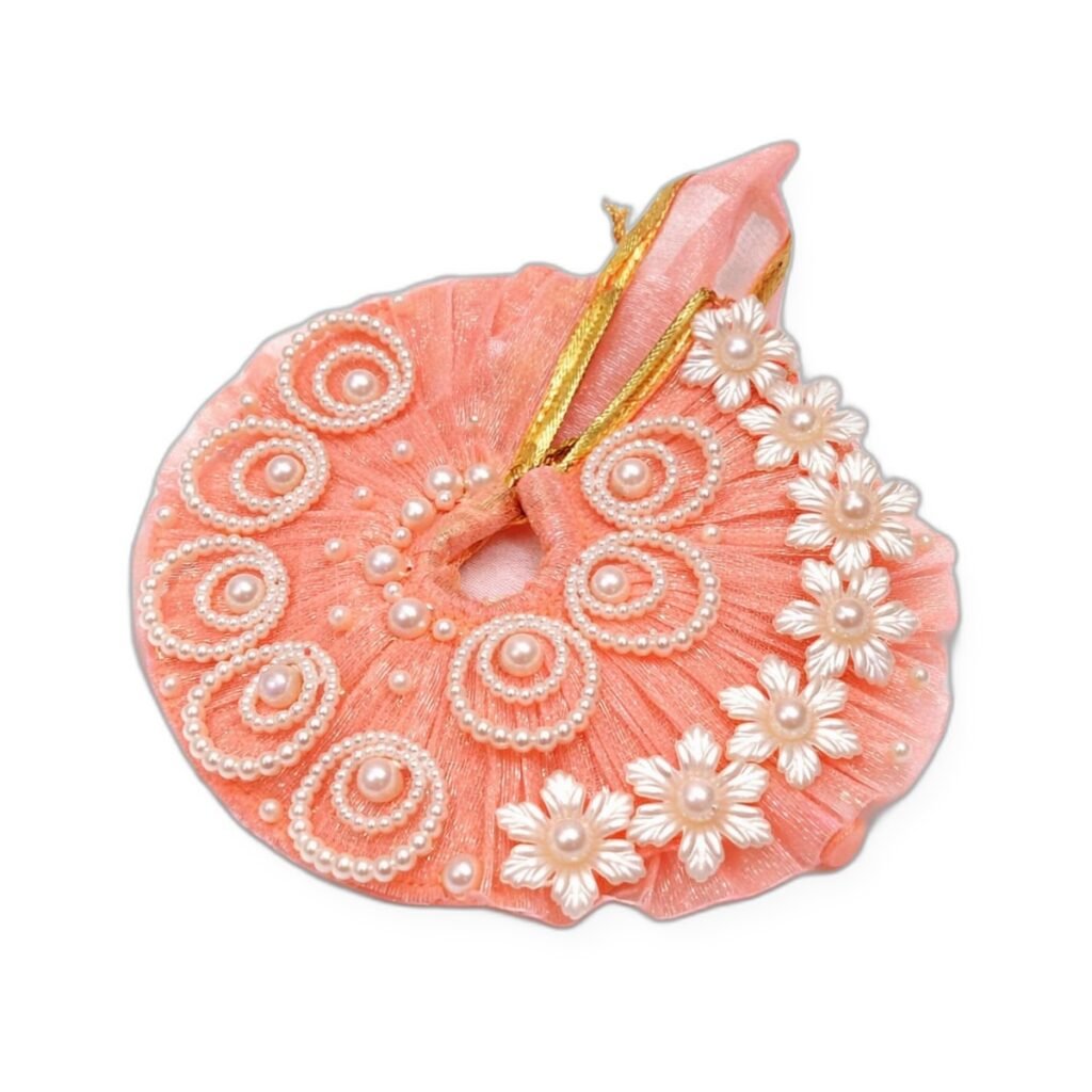 Peach Spiral Pearl Set