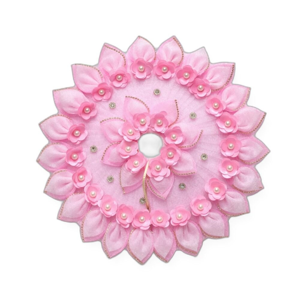 Pink Lotus Round Poshak Set