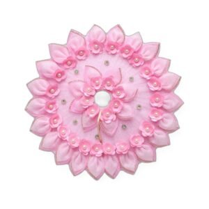 Pink Lotus Round Poshak Set